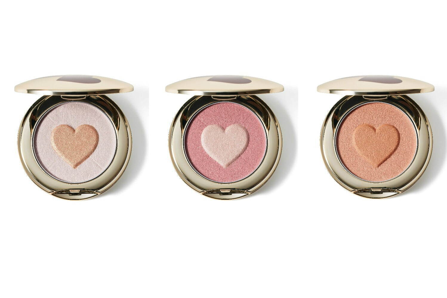 スナイデル ビューティ24年バレンタインコスメ、ハートのチークや