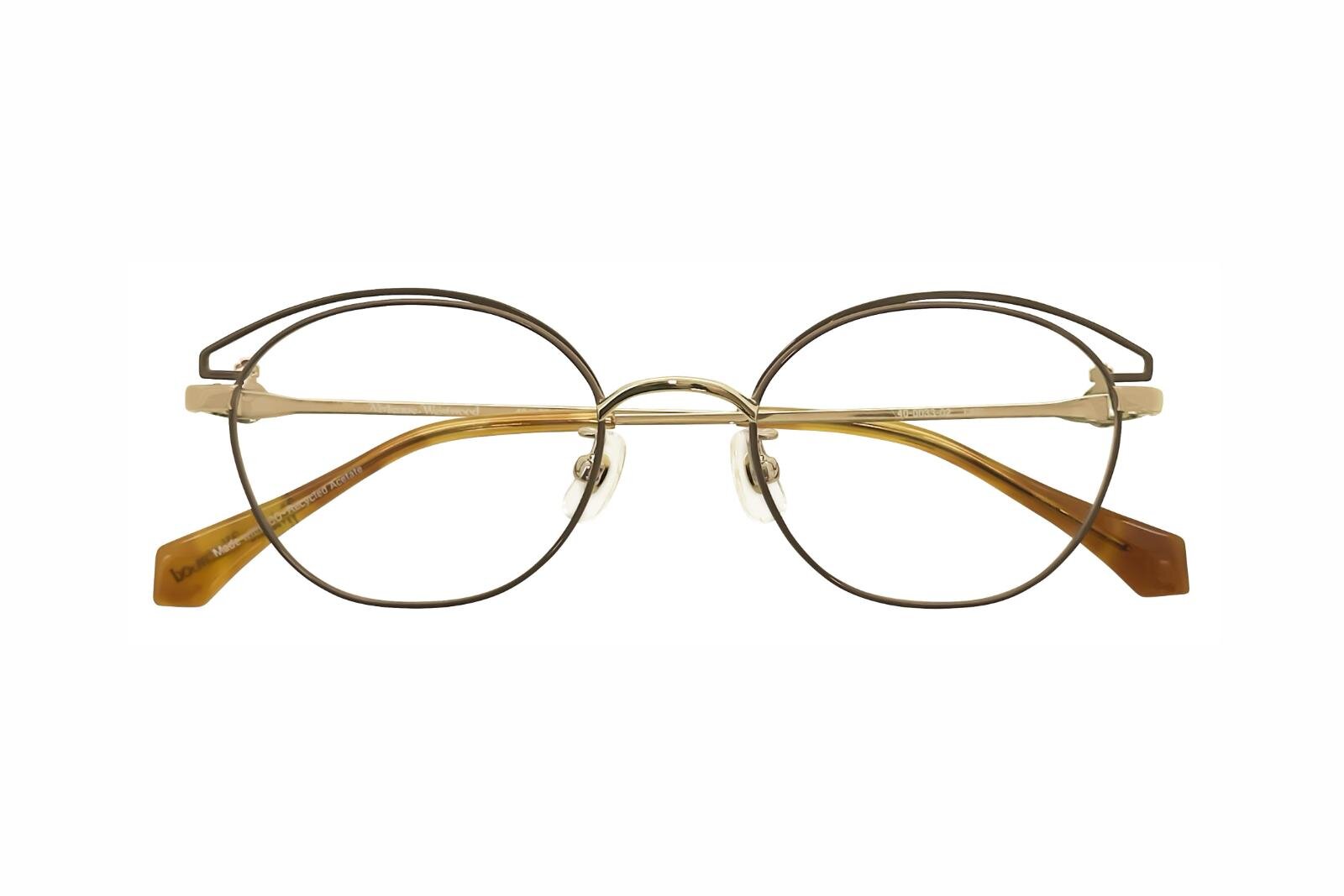 ヴィヴィアン・ウエストウッドのアイウェア、“べっ甲柄”細めボストン