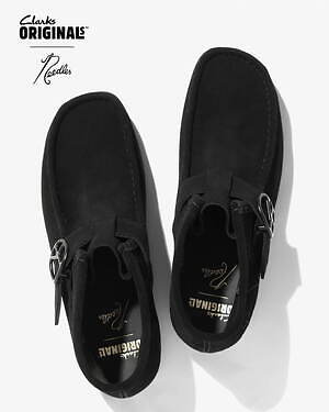 ニードルズ×クラークス オリジナルズ「ワラビー」シューズ、“ピース