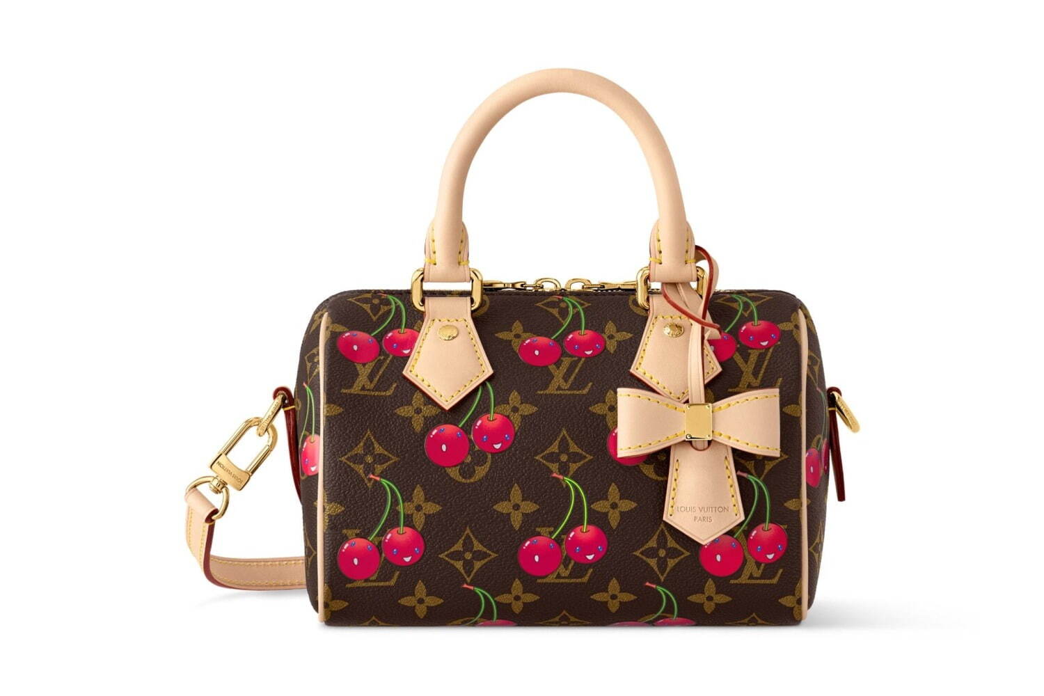 ルイ・ヴィトン × 村上隆“にっこりチェリー”のモノグラム・キャンバス