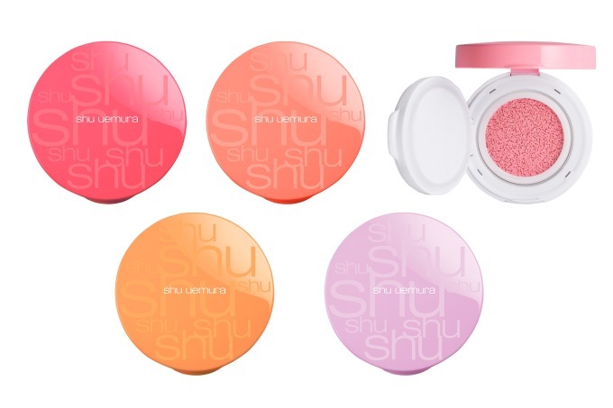 シュウ ウエムラ“じゅわっと発色”パステル クッション チーク＆唇の