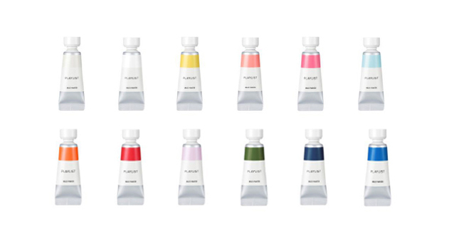 資生堂プレイリストから“絵の具”風のチューブ型マルチカラー「マルチ