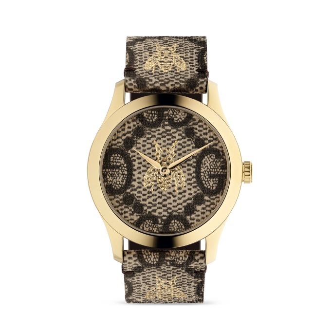 グッチ新作時計、ビーやバタフライが現れるユニセックスモデルや鮮やか