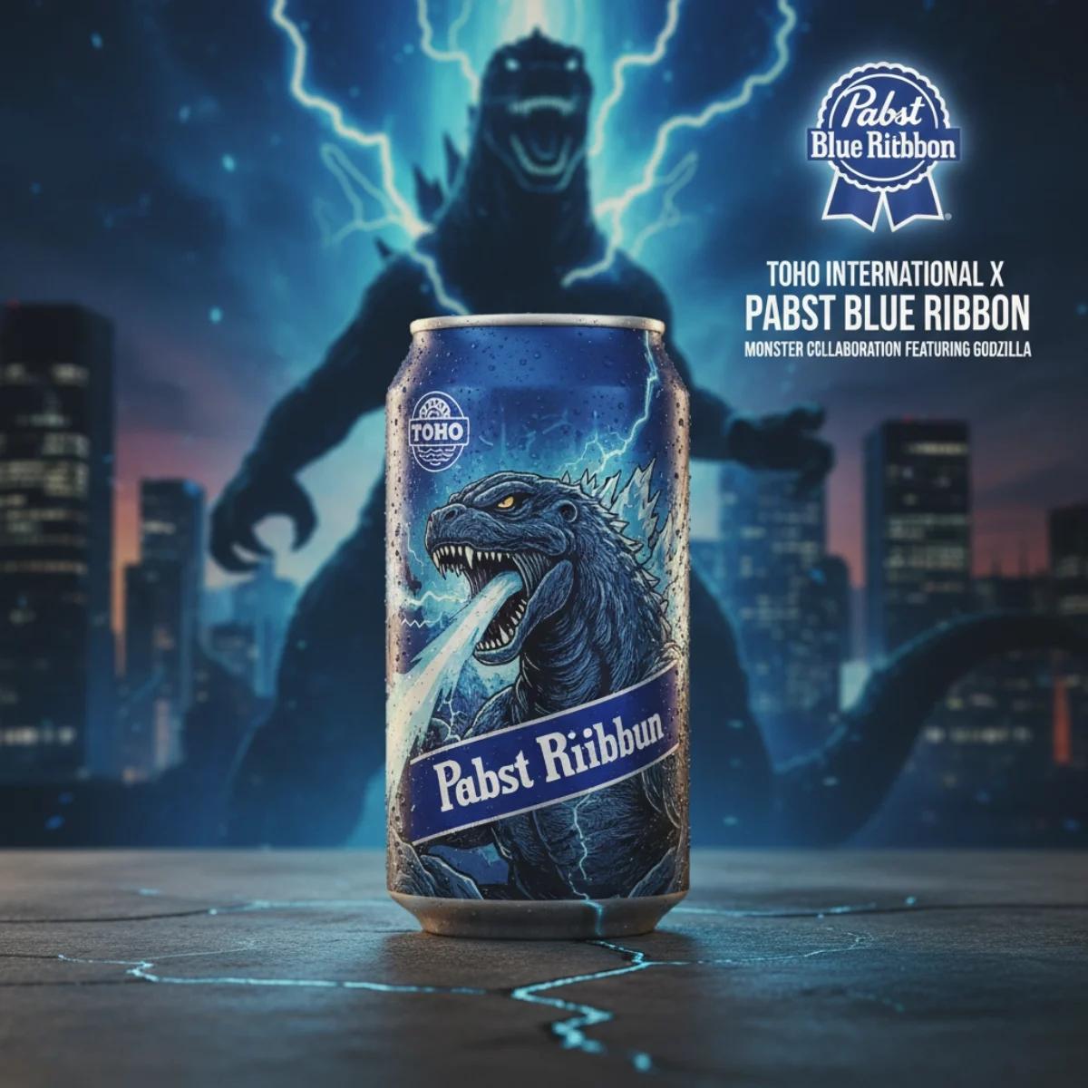 Toho International and Pabst Blue Ribbon Unveil Monster