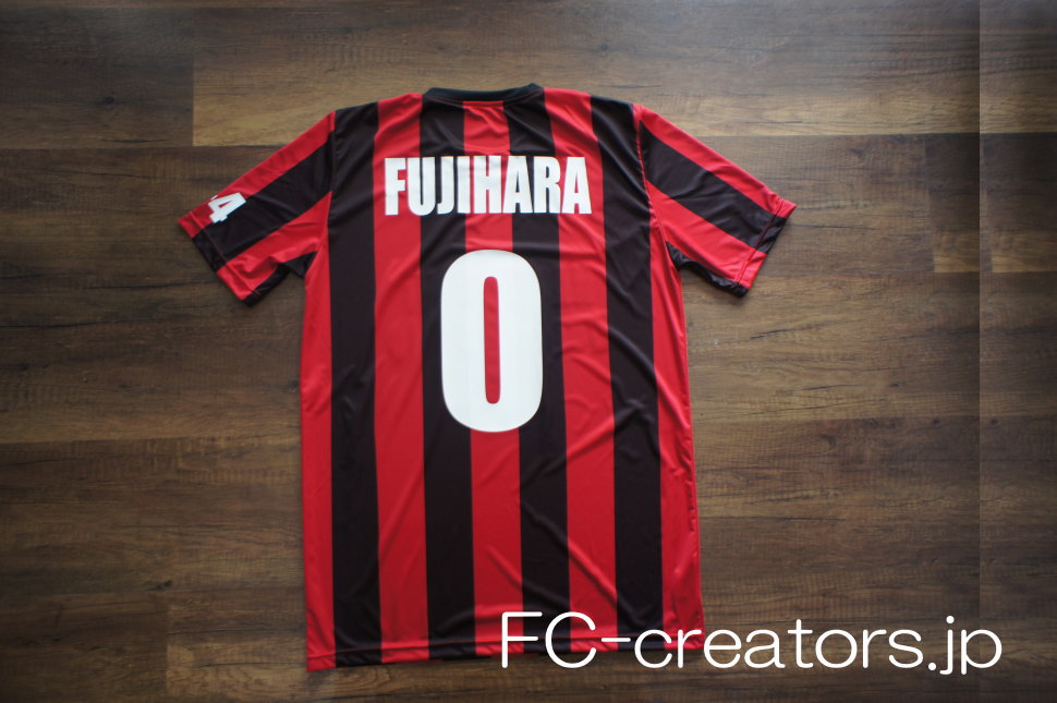 ACミラン風 クラスTシャツ サッカー【激安オーダーメイド】レプリカ