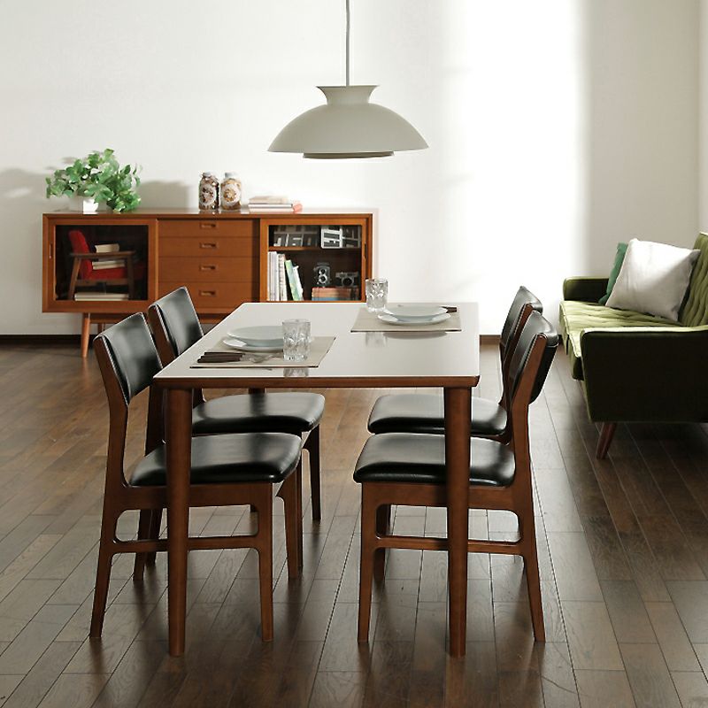 カリモク60+ ダイニングテーブル1300（ウォールナット色塗装