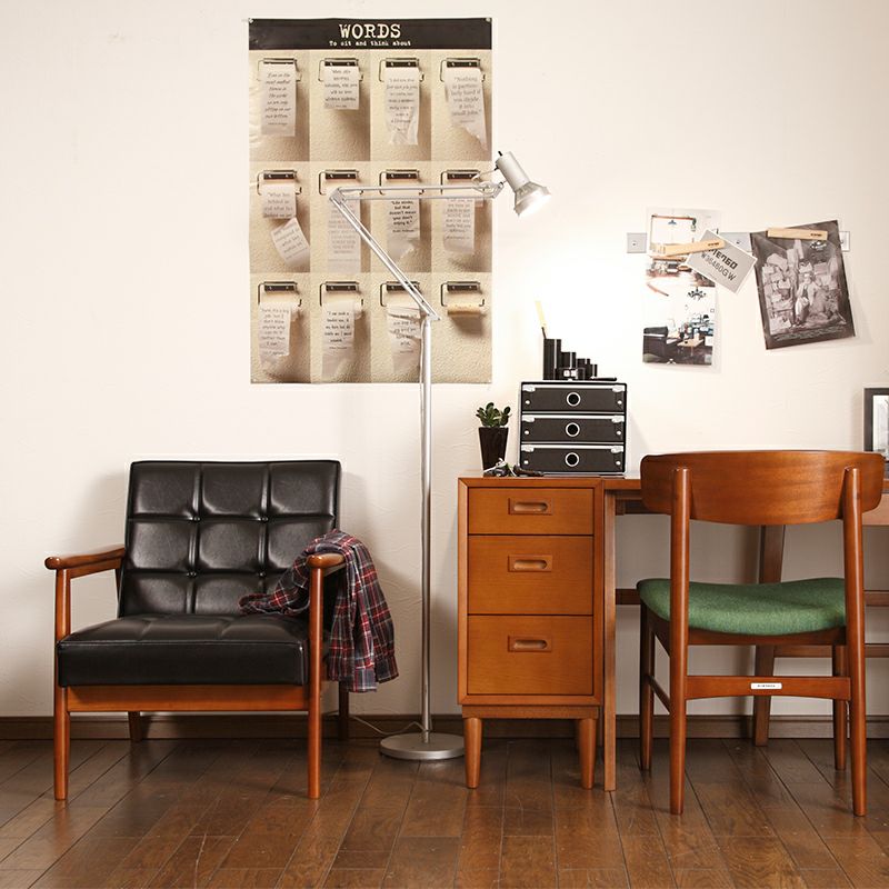 カリモク60 Kチェア1シータースタンダードブラック（ウォールナット色