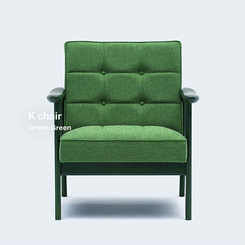 販売終了】カリモク60 Kチェア1シーターグリーングリーン（モス