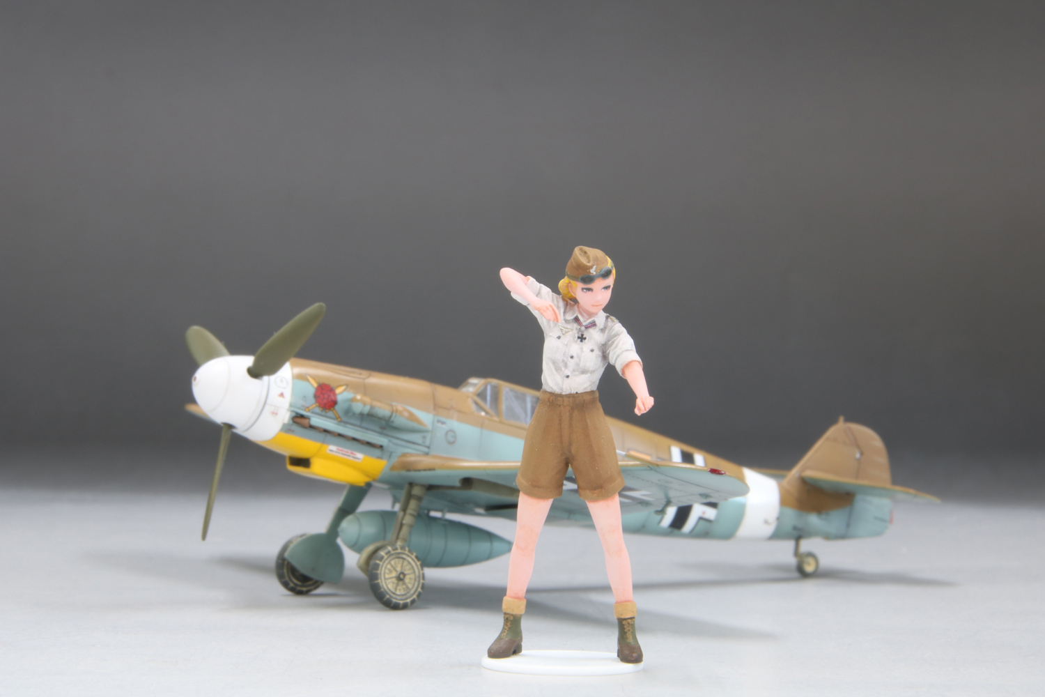 HC8 歴装ヲトメ ローザ w/1/72 Bf109 F-4 trop