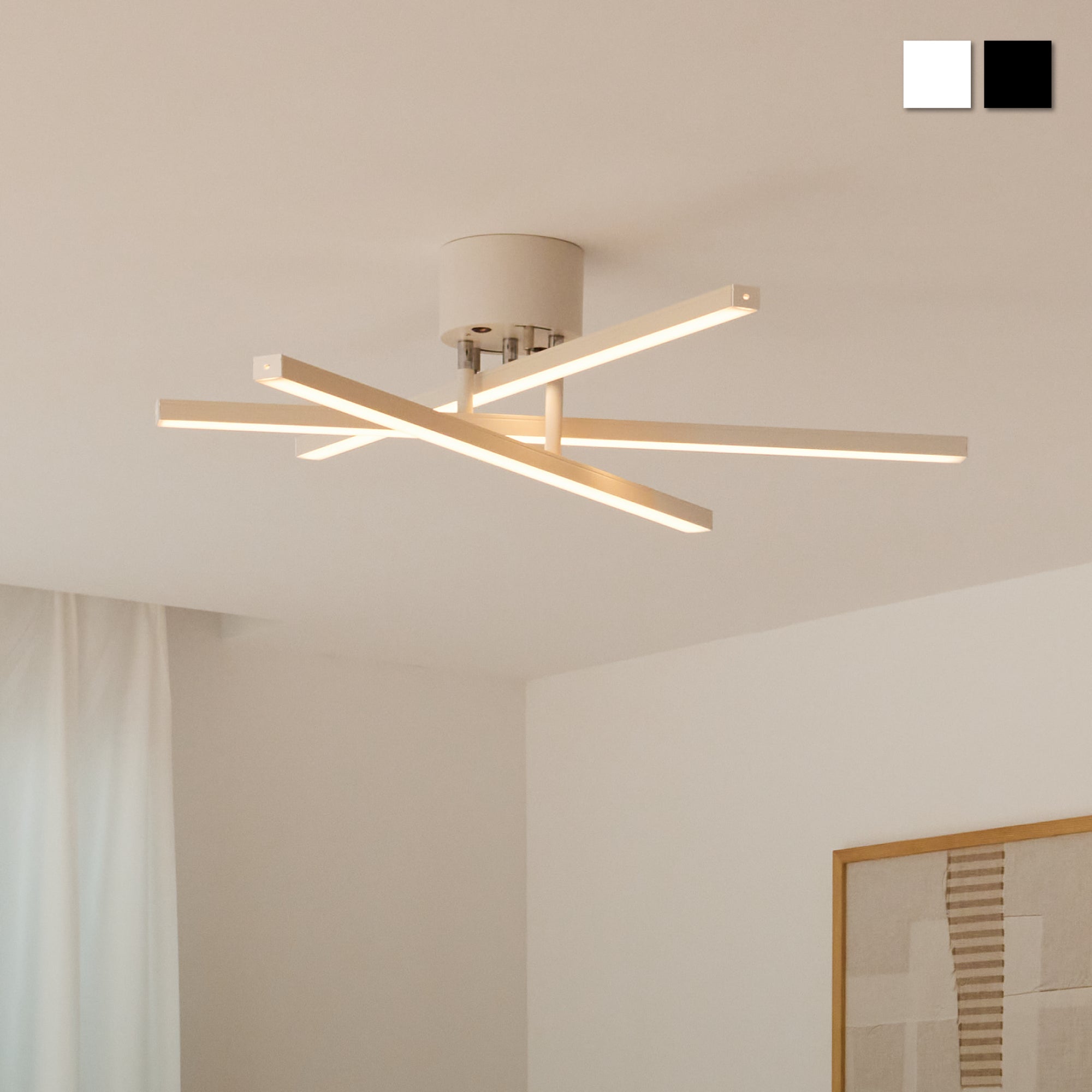 あす着] シーリングライト LED 天井照明 調光 調色 リモコン付き 可動