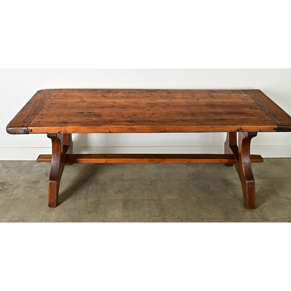 French Early 20th Century Pine Refectory Table - Fireside Antiques