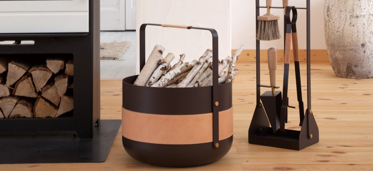 ウッドバスケット エマ（ナチュラル）｜製品を見る｜薪⽕の総合商社