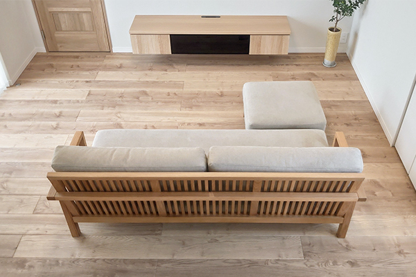 STRAND(OAK) 3人掛け + STRAND(OAK) スツール | お客様の声 | ソファ