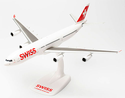 Herpa Snap-Fit SWISS - Airbus A340-300 - 1/200 - Airplane Models