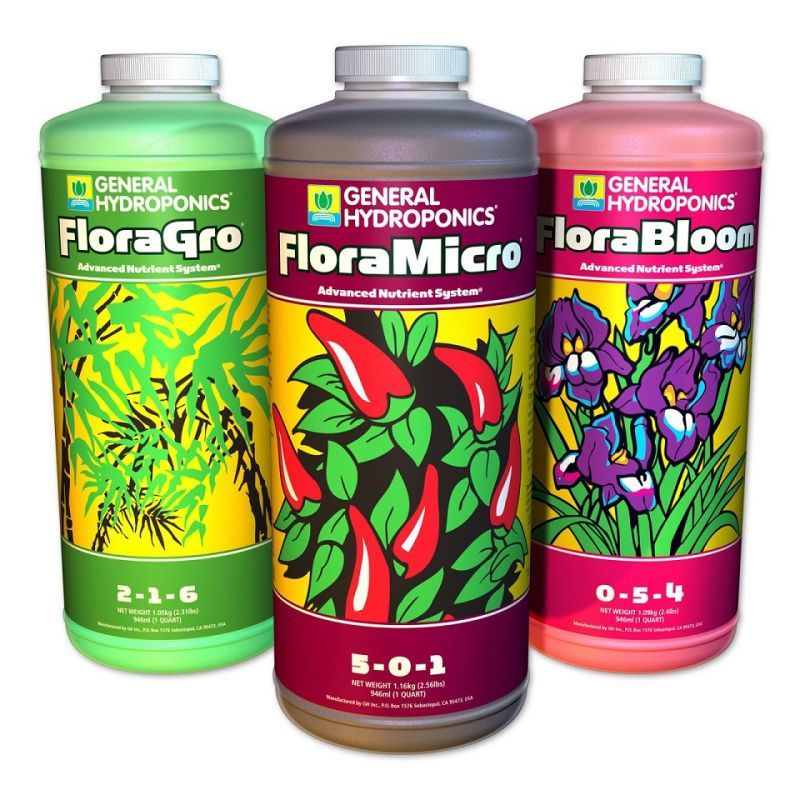 フローラ Micro/Bloom/Gro 3本セット - 室内園芸 Flora Farm 03-6416-5200