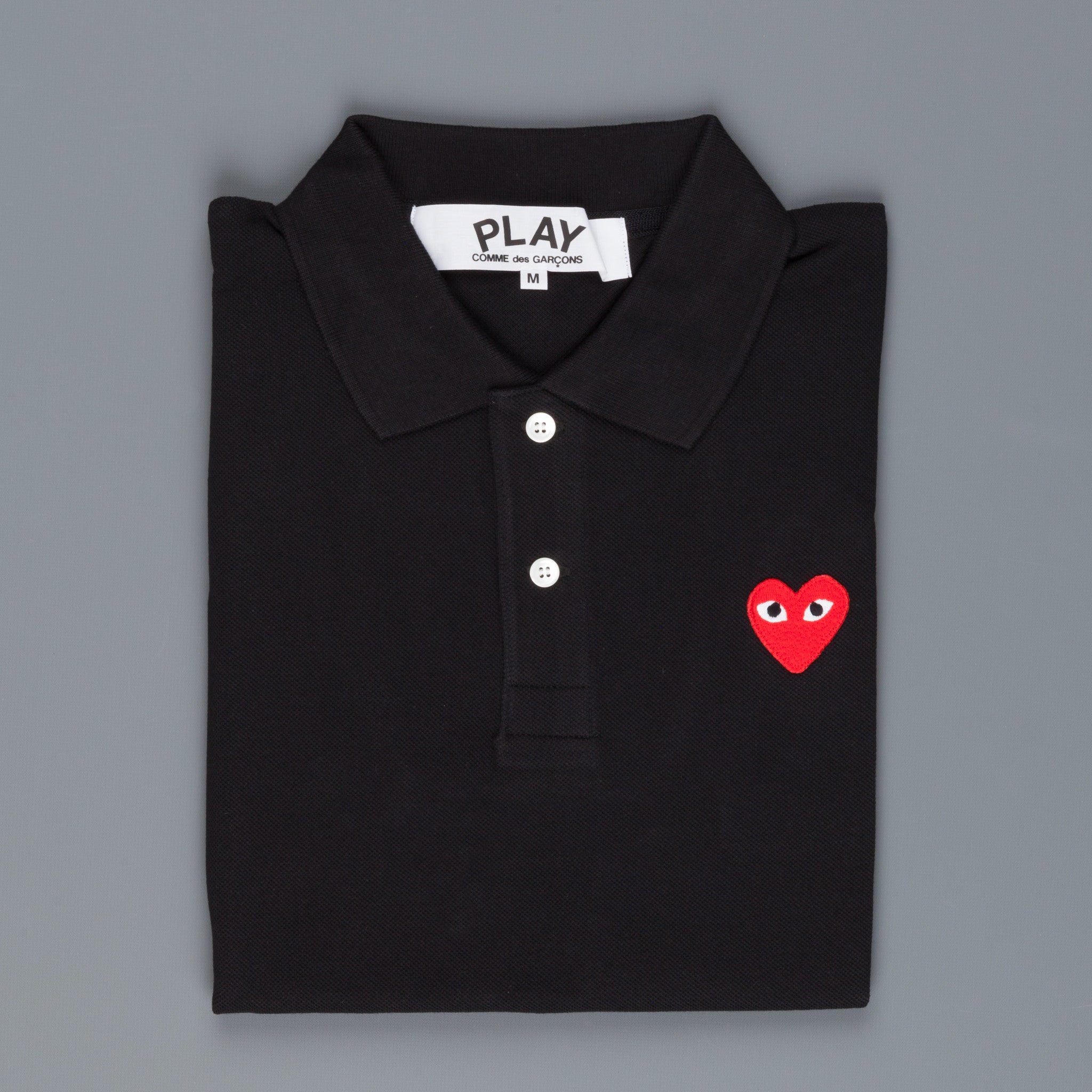 Comme des Garçons PLAY polo shirt Black – Frans Boone Store