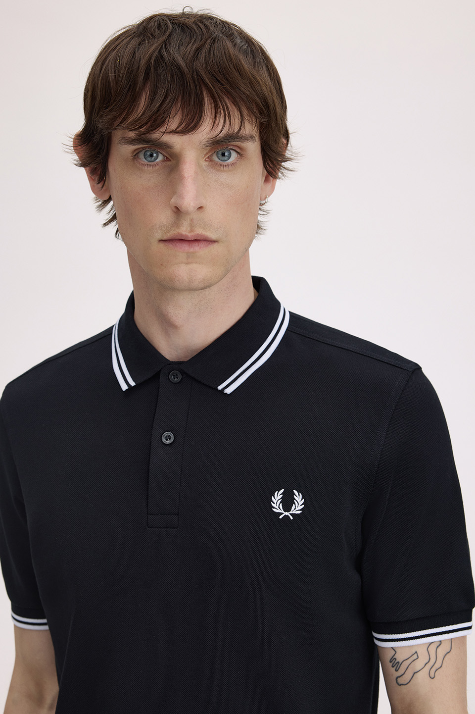 The Fred Perry Shirt - M3600(XS 350：BLACK): | FRED PERRY JAPAN