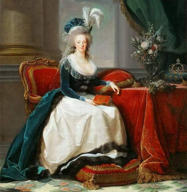 ロココ調 アンティークゴールドフレーム マリーアントワネット 額絵