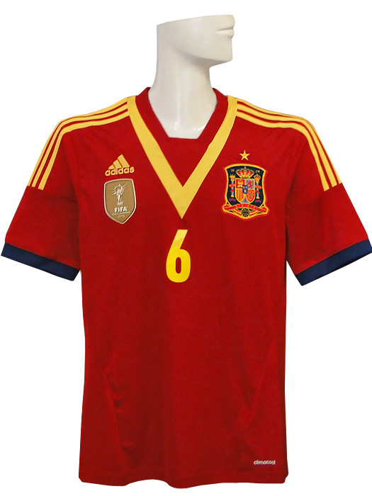 アディダス) adidas/13スペイン代表/ホーム/半袖/イニエスタ/TV115