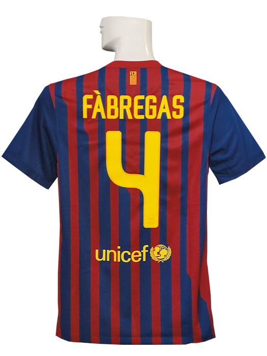 ナイキ) NIKE/11/12バルセロナ/ホーム/半袖/ファブレガス/419877-486