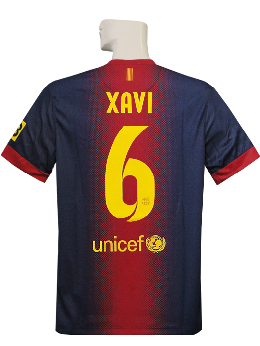 限定再入荷***(ナイキ) NIKE/12/13バルセロナ/ホーム/半袖/シャビ