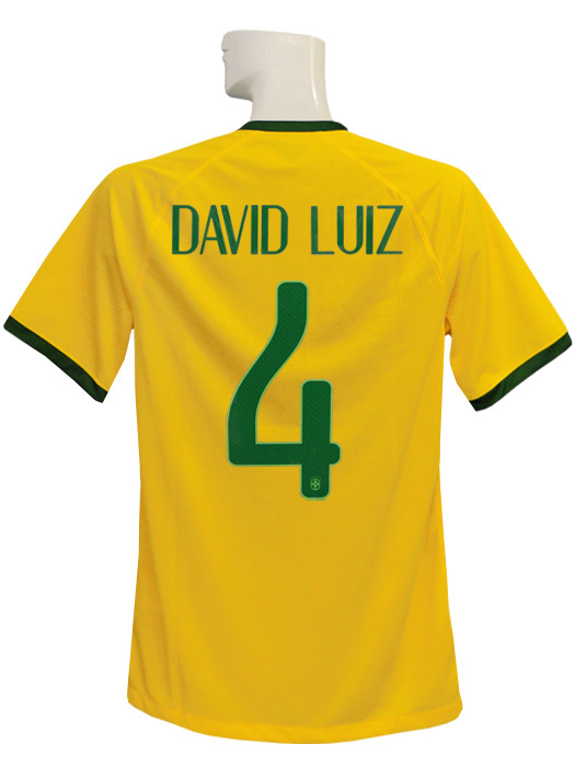 ナイキ) NIKE/14/15ブラジル代表/ホーム/半袖/ダビド・ルイス/575280