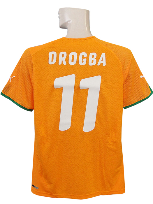 プーマ) PUMA/10/11コートジボワール代表/ホーム/半袖/ドログバ/736014