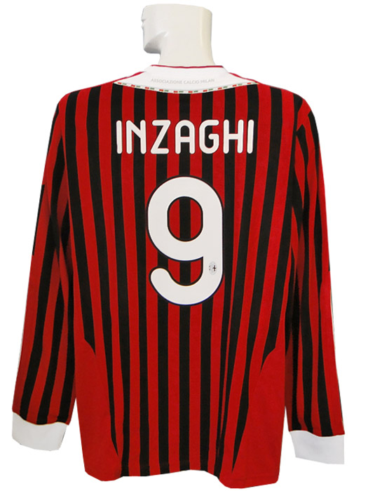 アディダス) adidas/11/12ACミラン/CL/ホーム/長袖/インザーギ