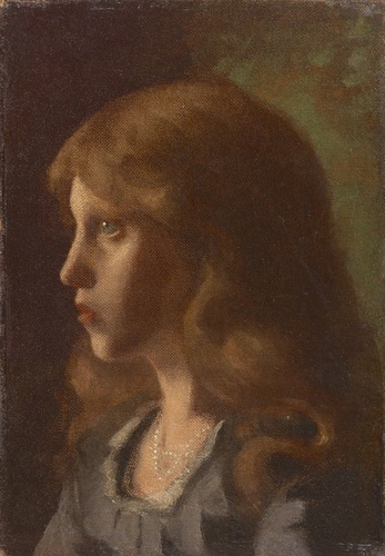 横顔をみせる少女 | グスタフ・クリムト | 収蔵品詳細 | 作品を知る