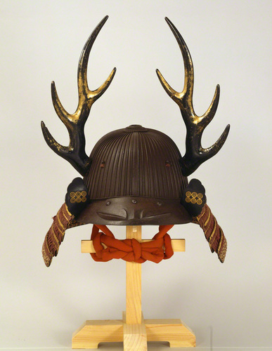 桃山期〜江戸期‼️希少‼️木製の三品‼️金彩脇立‼️前立‼️武具 甲冑