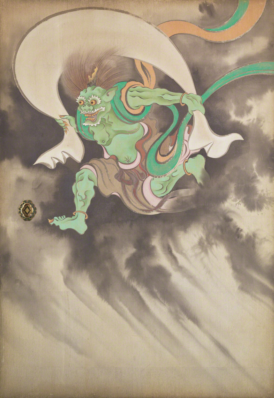 風神雷神図襖 | 鈴木其一 | 収蔵品詳細 | 作品を知る | 東京富士美術館