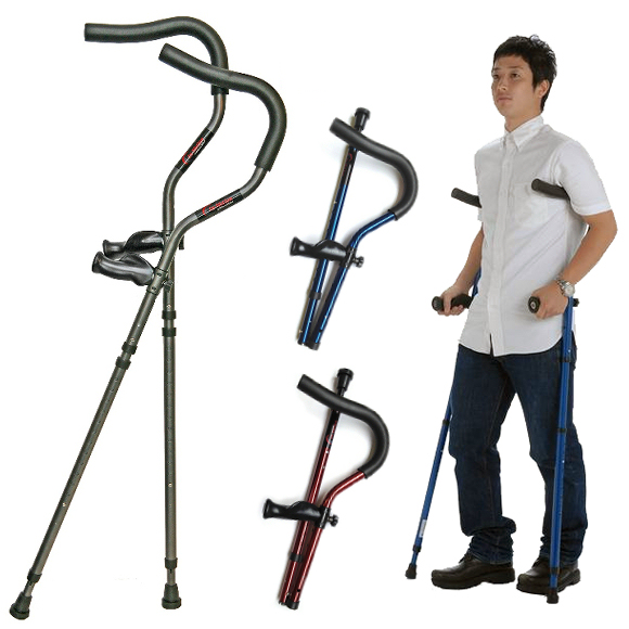 プロト・ワン 折りたたみ松葉杖 ミレニアル・プロ（1組） 【福祉発明品