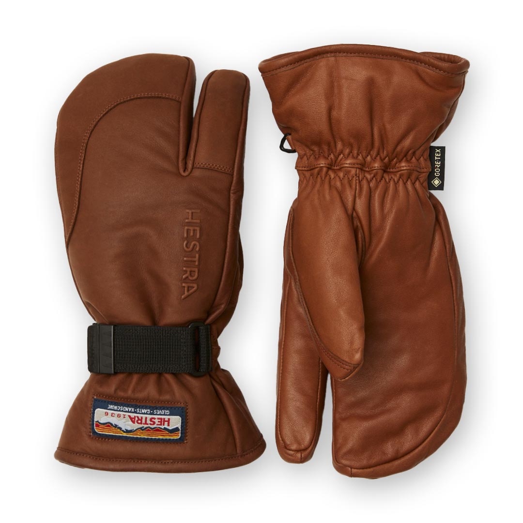 スキー・スノーボードアクセサリー HESTRA 3-Finger Full Leather