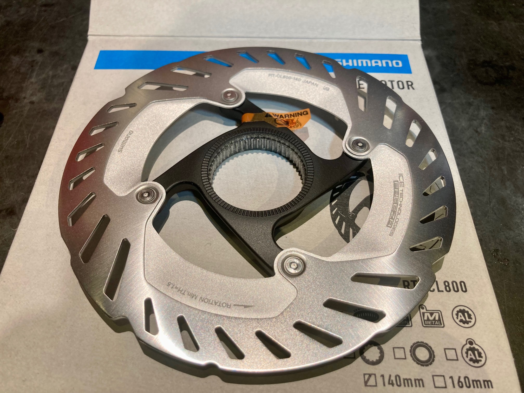 SHIMANOの新型ローター】 RT-CL800 入荷してまいりました | 風魔横浜
