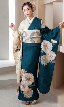 ミルクティーベージュ振袖｜振袖大好き 【菊京屋】振袖レンタル 成人式