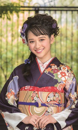 京友禅振袖・紫色・紺・藤色┃伝統古典【菊京屋】