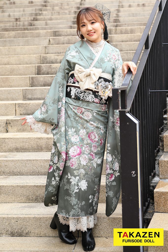 JILLSTUART(ジルスチュアート)振袖ネットレンタル くすみ/モスグリーン