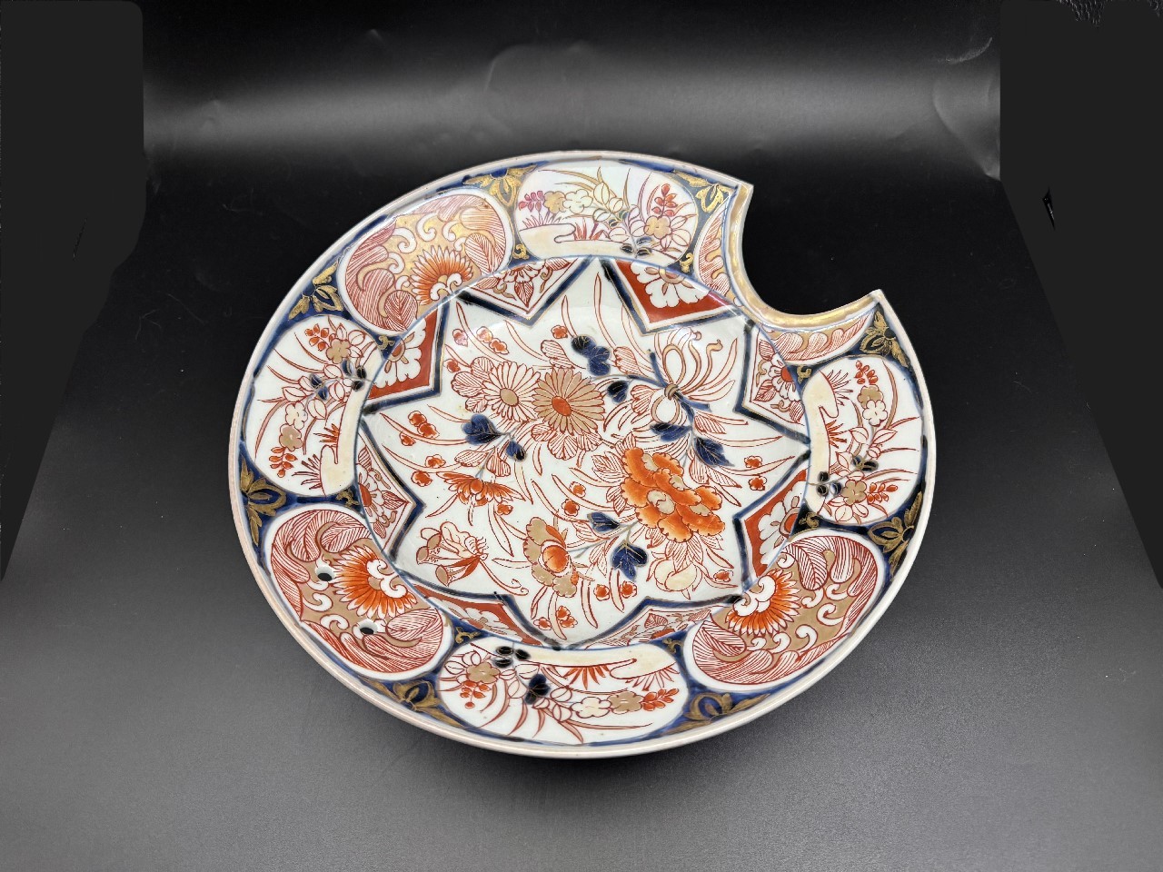 古伊万里色絵皿 S25ー1 古伊万里色絵皿 S25ー1