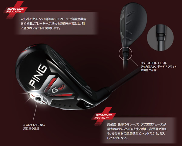 ピン G410 HYBRID ユーティリティ - ジーワンゴルフ