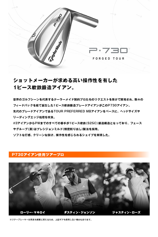 テーラーメイド P730 アイアン - ジーワンゴルフ