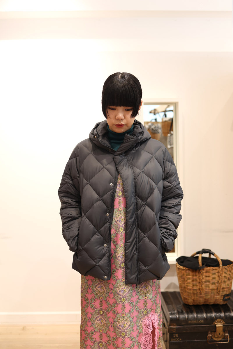 TAION タイオン シティ フードダウンジャケット