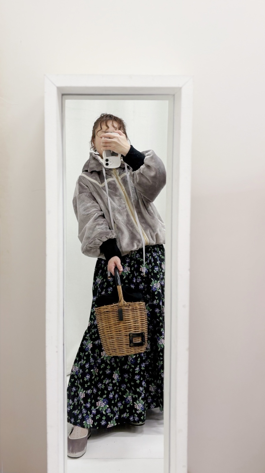 ebagos エバゴス バケツMバスケットリネンかぶせ