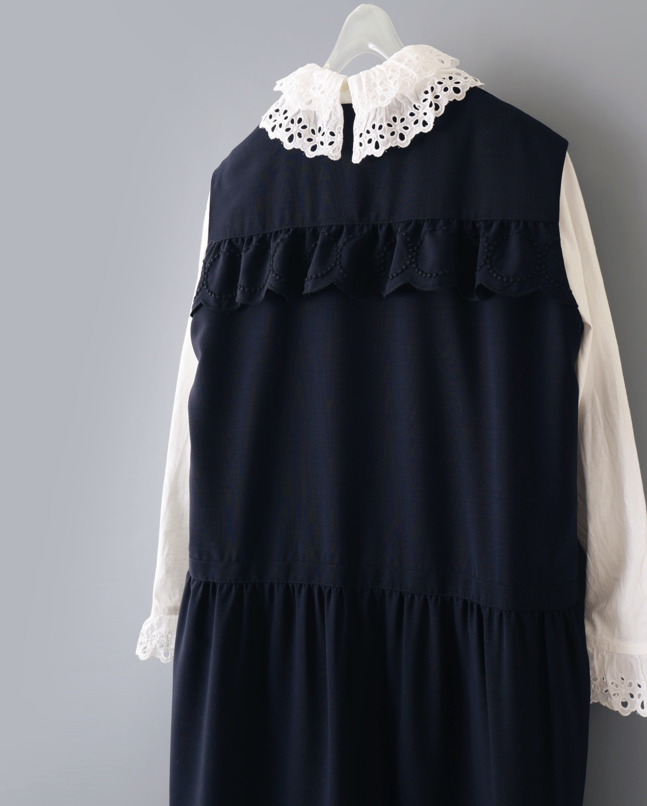 ミナペルホネン タンバリン刺繍 ノースリーブ ワンピース 9Y