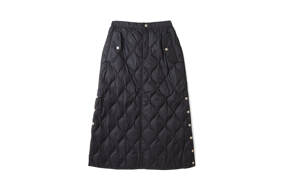 TAION タイオン ミリタリー ダウンスカート-ソフトシェル