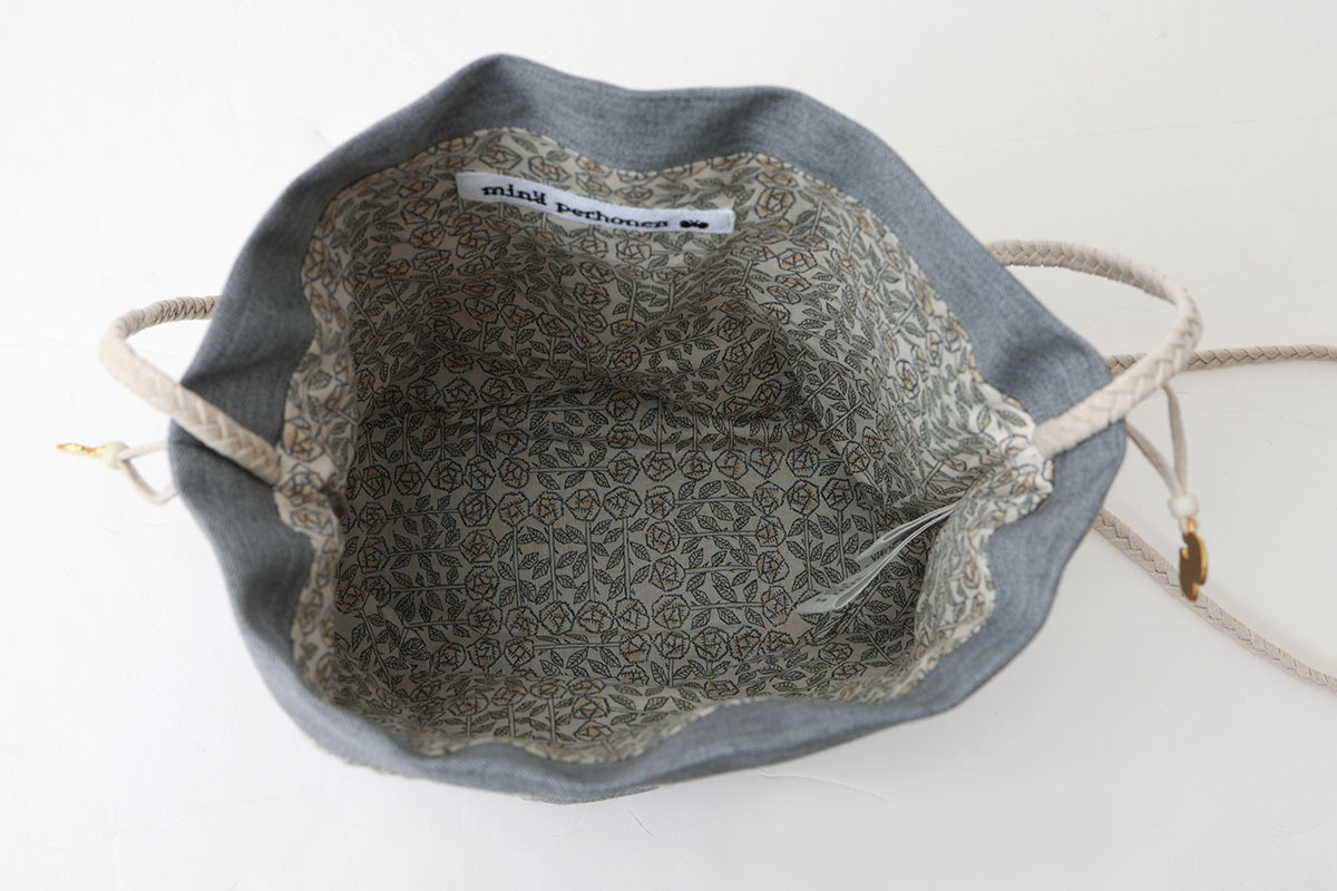 mina perhonen ミナペルホネン 子供服 gem pochette -tambourine-