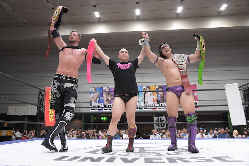 KO-Dタッグ王座獲得の正田壮史