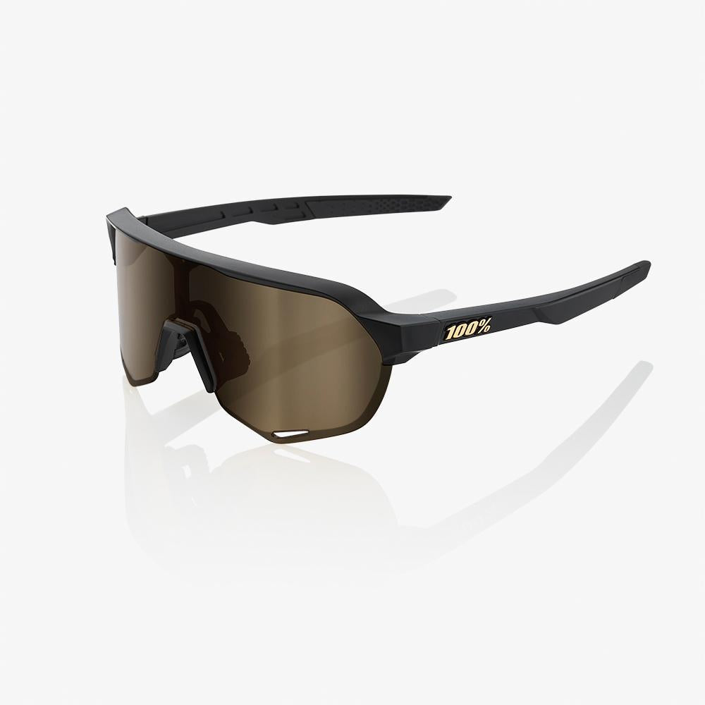 S2® - Matte Black - Soft Gold Mirror Lens – 100%