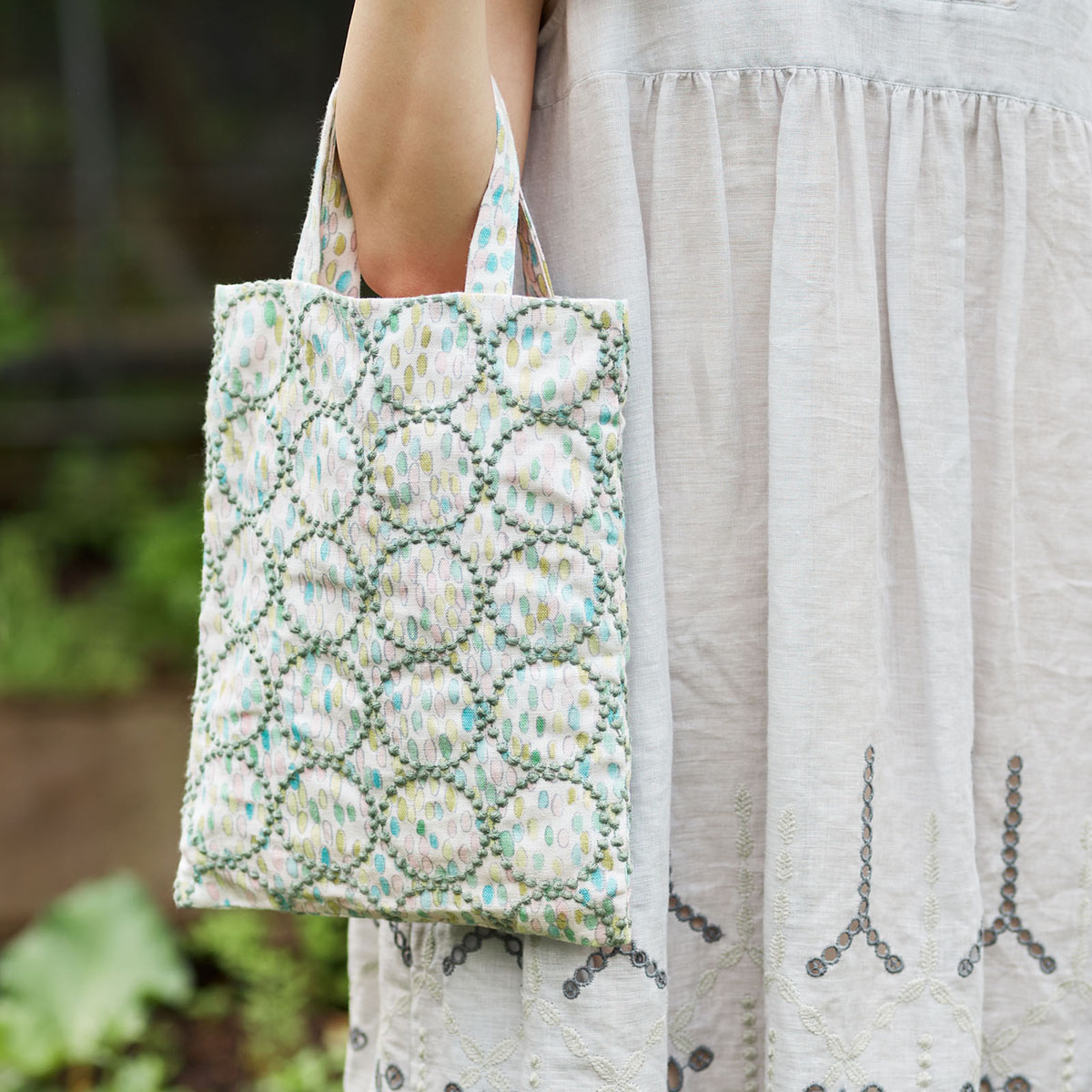 専用出品ミナペルホネンハンドメイドトートバッグ&貝殻ポーチ 専用出品