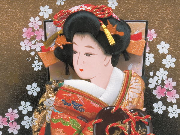 寿13号浅妻羽子板ケース飾り ～広島市の人形問屋十二段屋