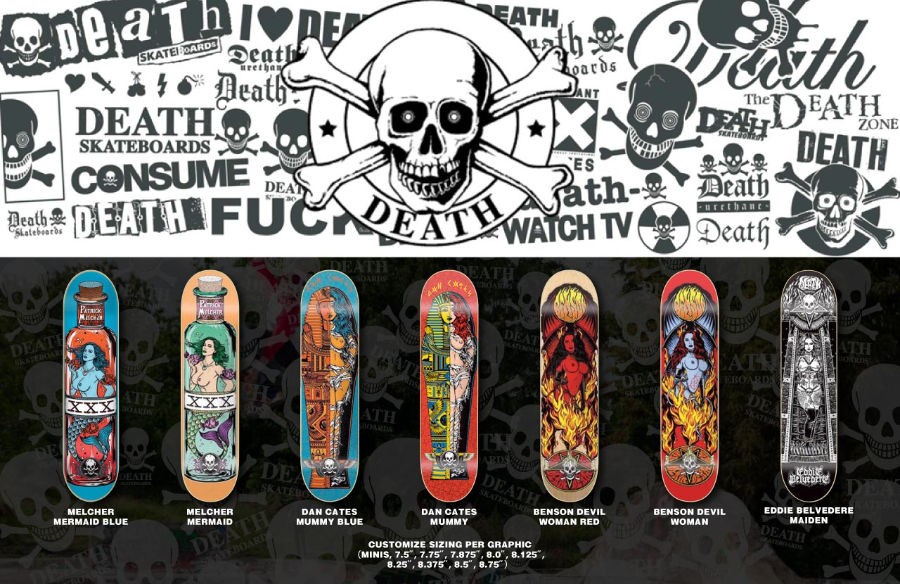 DEATH SKATEBOARDS フルジップ フーディー DEATH SKATEBOARDS